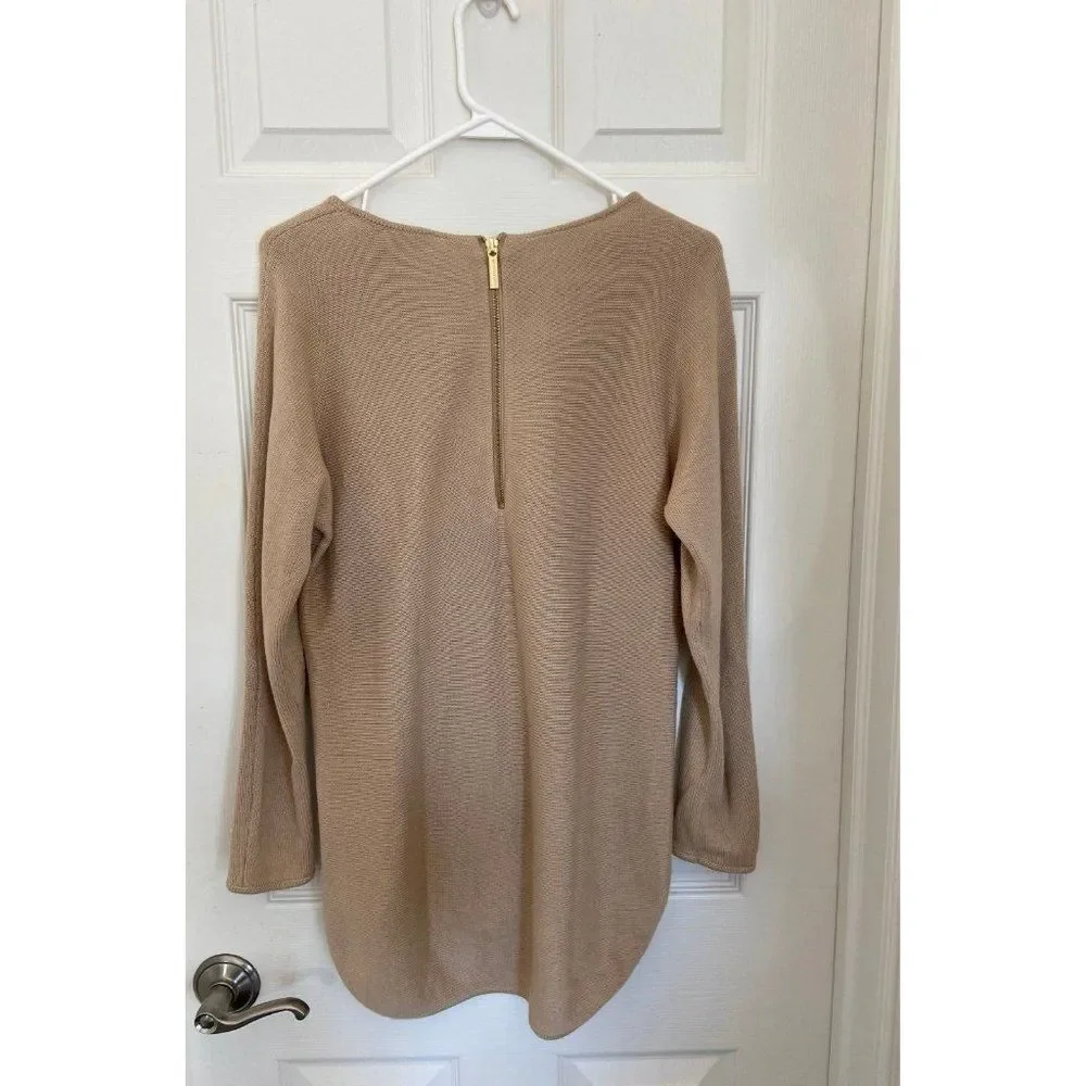 Michael Kors long tan sweater